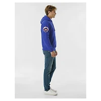 Sweat à capuche Champion Royal New York Mets en chenille tissée inversée pour homme