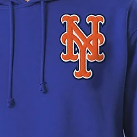 Men's Champion  Royal New York Mets Reverse Weave Chenille Hoodie