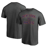 Men's  Charcoal New York Mets Heart & Soul T-Shirt