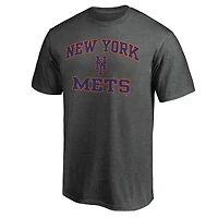 Men's  Charcoal New York Mets Heart & Soul T-Shirt