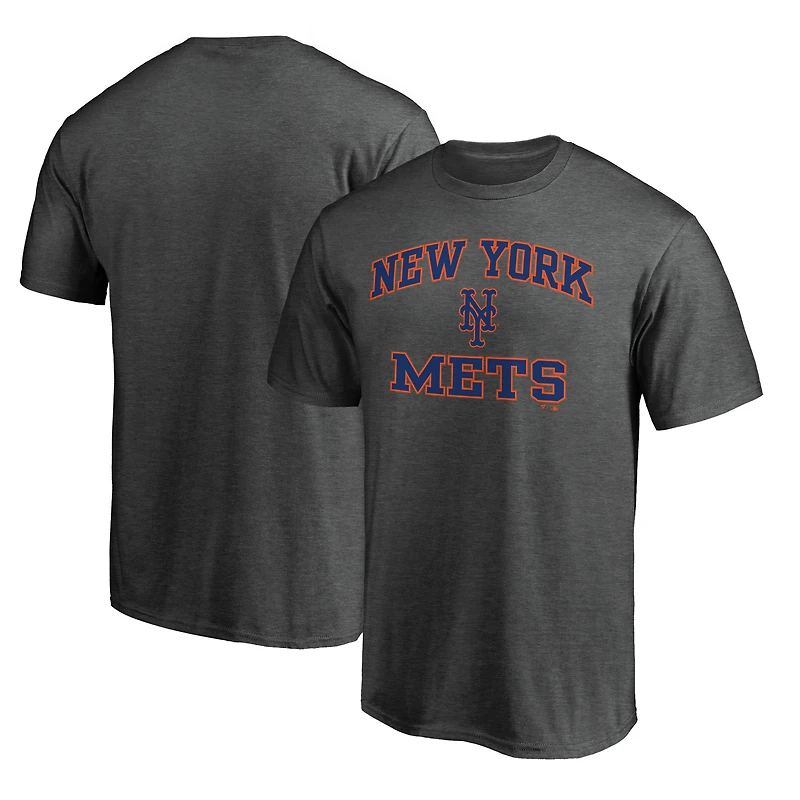 Men's Charcoal New York Mets Heart & Soul T-Shirt