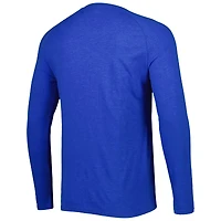 Men's Concepts Sport Royal New York Mets Inertia Raglan Long Sleeve Henley T-Shirt