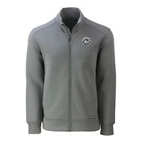 Veste zippée intégrale en mélange recyclé tri-blend Roam Eco pour homme, gris, Cutter & Buck, des Mets de New York