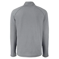 Veste polaire recyclée entièrement zippée Cutter & Buck Peshastin des Mets de New York, gris chiné, pour homme