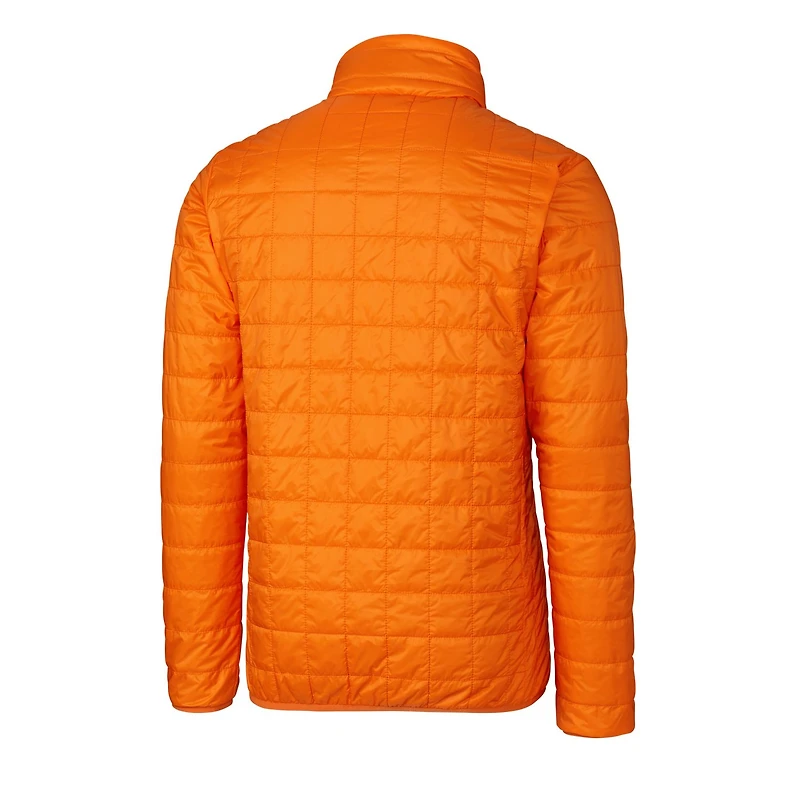 Doudoune isolante entièrement zippée Rainier Eco pour homme, orange, des Mets de New York, Cutter & Buck