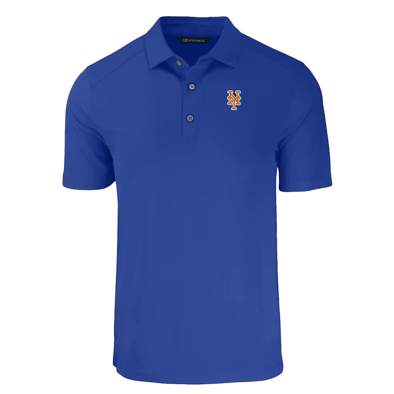 Men's Cutter & Buck Royal New York Mets Big Tall Forge Eco Stretch Recycled Polo