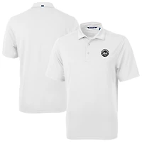 Men's Cutter & Buck White New York Mets Virtue Eco Pique Recycled Polo