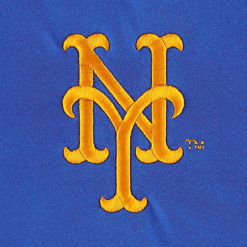 Men's Dunbrooke Royal/Heather Gray New York Mets Alpha Full-Zip Jacket