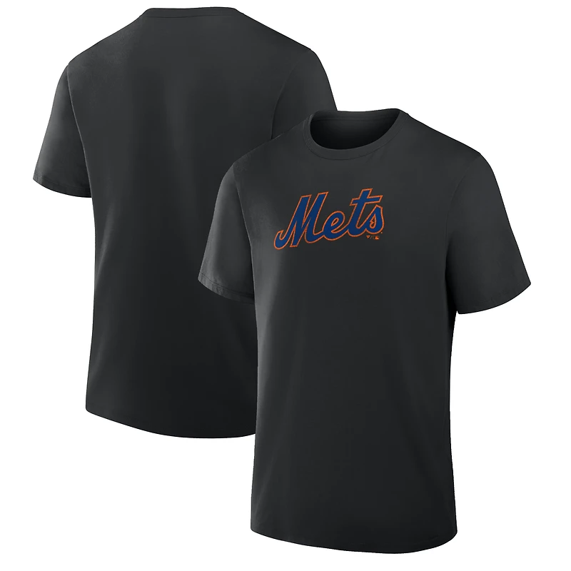 Men's Fanatics Black New York Mets Alternate Logo Legacy T-Shirt