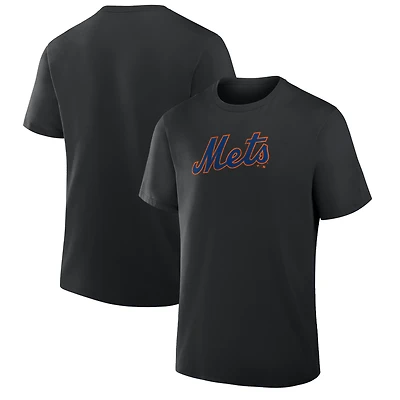 Men's Fanatics Black New York Mets Alternate Logo Legacy T-Shirt