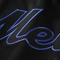 Men's Fanatics Black New York Mets Big & Tall Pop Texture V-Neck T-Shirt
