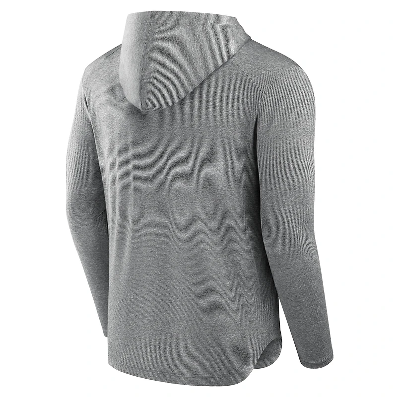 Men's Fanatics Black New York Mets Front Office Tech Lightweight Hoodie T-Shirt