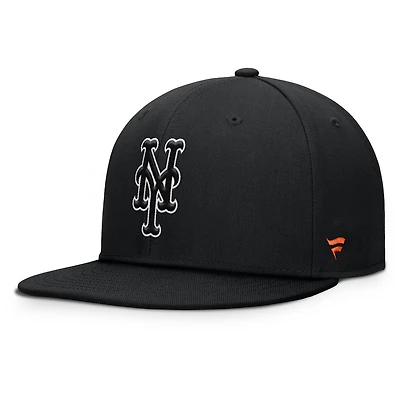 Men's Fanatics Black New York Mets Walk-Off Bullpen Snapback Hat