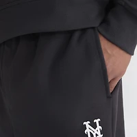 Men's Fanatics Charcoal New York Mets Clutch Fleece Tri-Blend Joggers