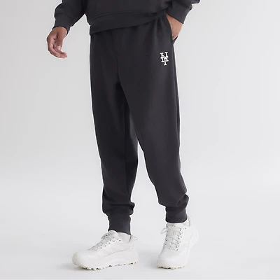 Pantalon de jogging en polaire tri-mélange Fanatics Charcoal New York Mets pour homme