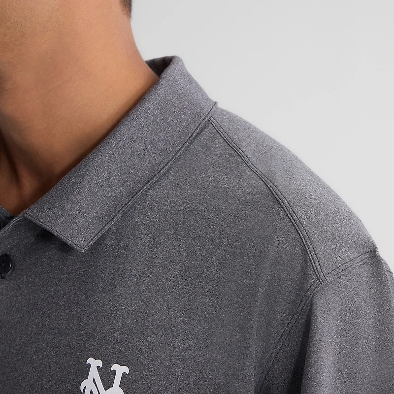 Polo à pochette bleu clair New York Mets pour homme de la marque Fanatics