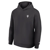 Men's Fanatics Charcoal New York Mets Clutch Tri-Blend Hoodie
