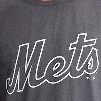Men's Fanatics Charcoal New York Mets Clutch Winning Edge T-Shirt