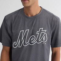 Men's Fanatics Charcoal New York Mets Clutch Winning Edge T-Shirt