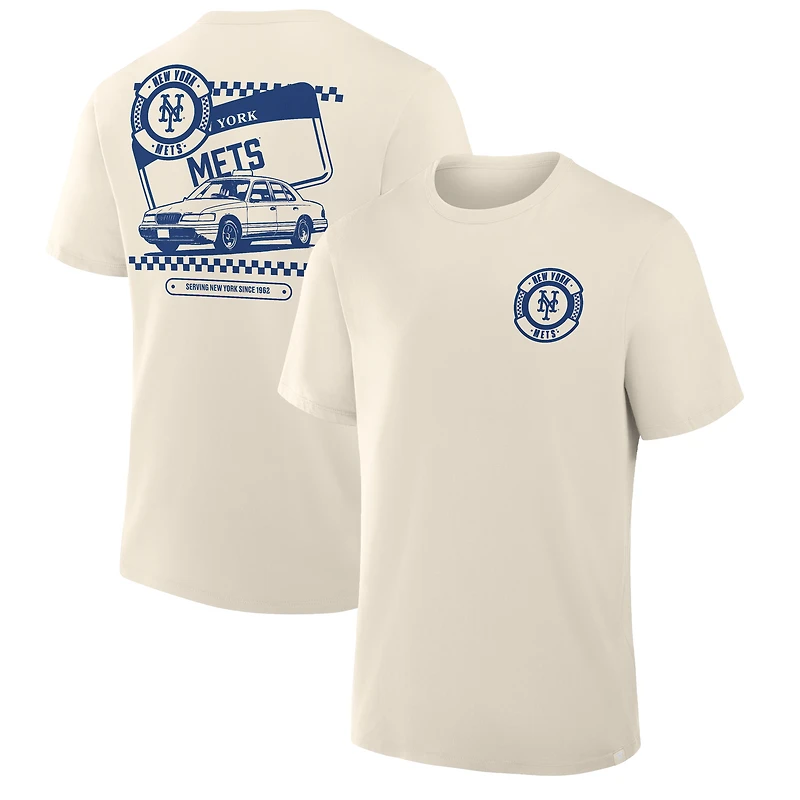 Men's Fanatics Cream New York Mets Team Culture T-Shirt