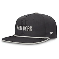 Casquette snapback Fanatics Graphite New York Mets pour homme