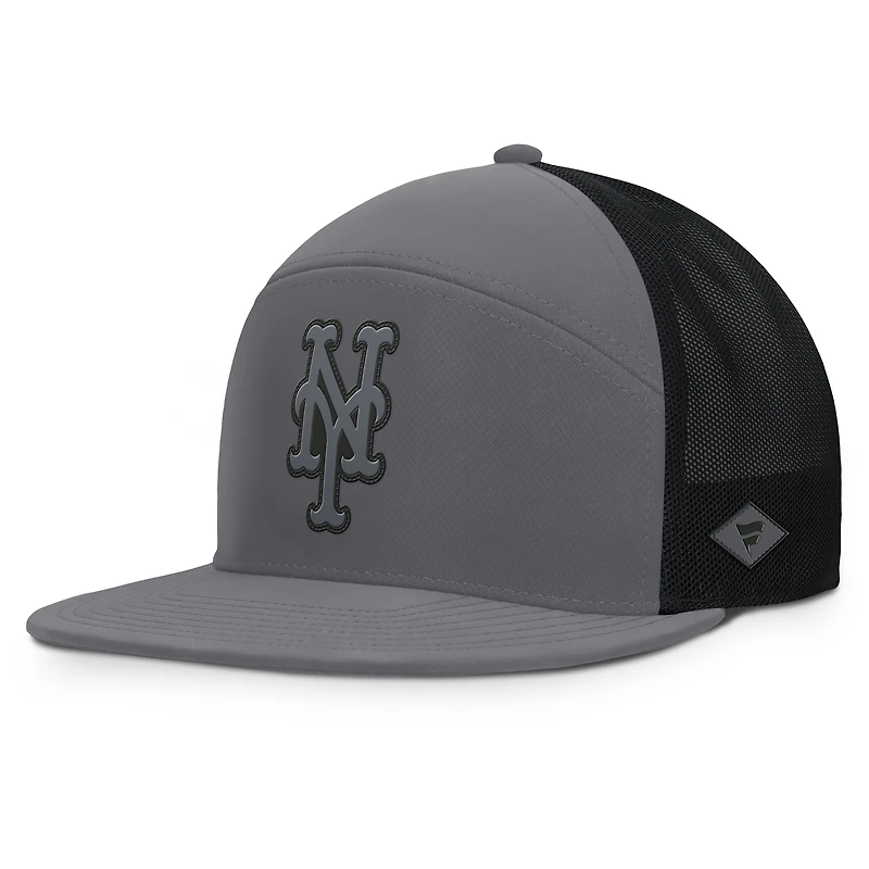 Casquette ajustable Fairweather pour hommes de la marque Fanatics, gris, des New York Mets