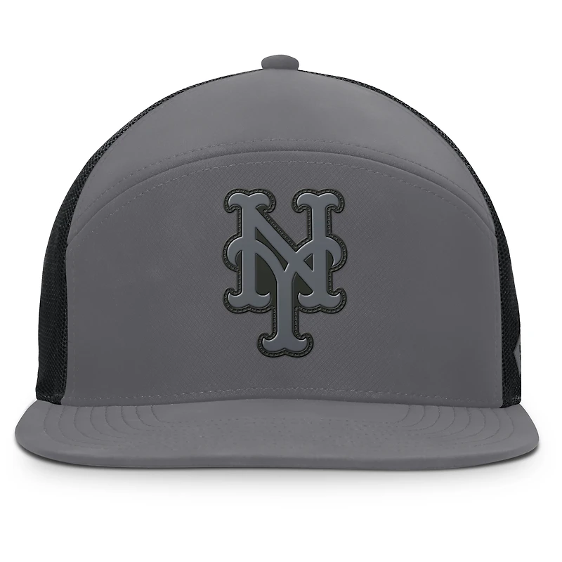 Casquette ajustable Fairweather pour hommes de la marque Fanatics, gris, des New York Mets