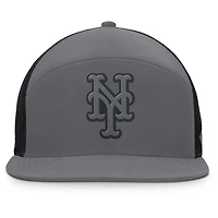 Casquette ajustable Fairweather pour hommes de la marque Fanatics, gris, des New York Mets