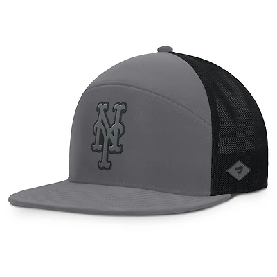 Casquette ajustable Fairweather pour hommes de la marque Fanatics, gris, des New York Mets