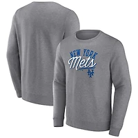 Sweat-shirt gris Fanatics New York Mets Simplicity pour hommes