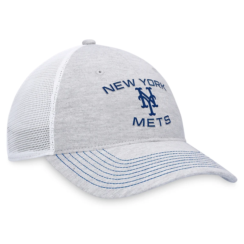 Men's Fanatics Gray New York Mets Trucker Adjustable Hat