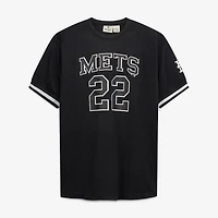 Men's Fanatics Juan Soto Black/White New York Mets Big & Tall Heavyweight Mesh Jersey