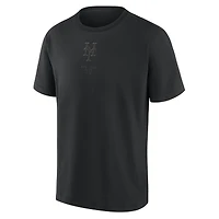 Men's Fanatics New York Mets Black Out Heavyweight T-Shirt