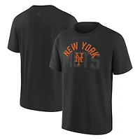 Men's Fanatics  New York Mets Black Out Heavyweight T-Shirt