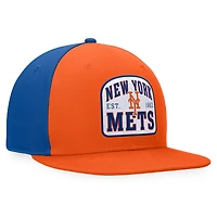 Men's Fanatics Orange/Royal New York Mets Cycle Snapback Hat