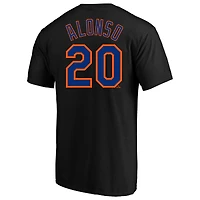 Men's Fanatics Pete Alonso Black New York Mets Big & Tall Name Number T-Shirt