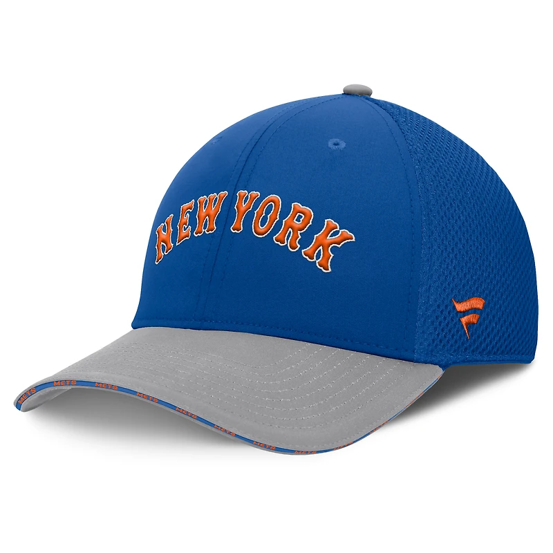 Men's Fanatics Royal/Gray New York Mets Pennant Flex Hat