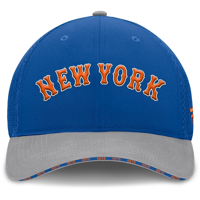 Men's Fanatics Royal/Gray New York Mets Pennant Flex Hat