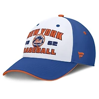 Men's Fanatics Royal/White New York Mets Jammed Structured Flex Hat