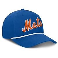 Casquette ajustable en forme de A pour hommes Fanatics Royal New York Mets Clubhouse Foul Ball