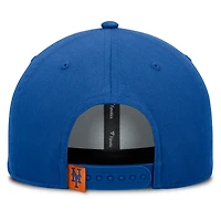 Casquette ajustable en forme de A pour hommes Fanatics Royal New York Mets Clubhouse Foul Ball