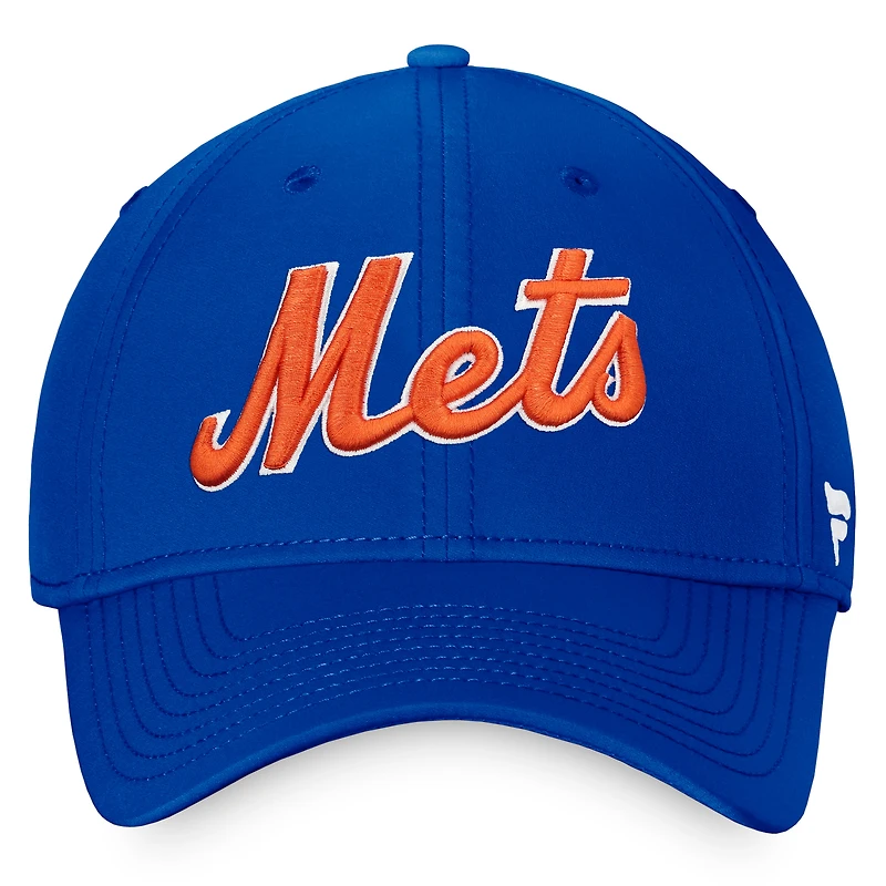 Casquette Fanatics Royal New York Mets Core Flex pour hommes