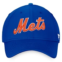 Casquette Fanatics Royal New York Mets Core Flex pour hommes