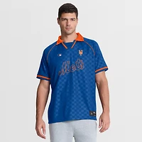 Men's Fanatics  Royal New York Mets Homerun Raglan V-Neck Polo