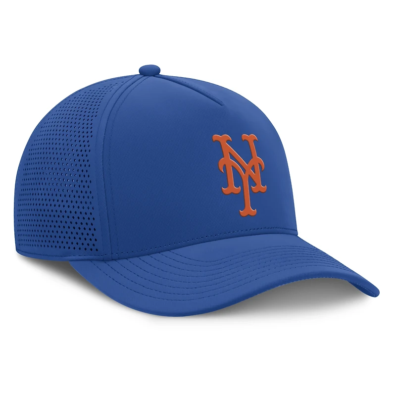 Men's Fanatics Royal New York Mets Perforated Adjustable Hat