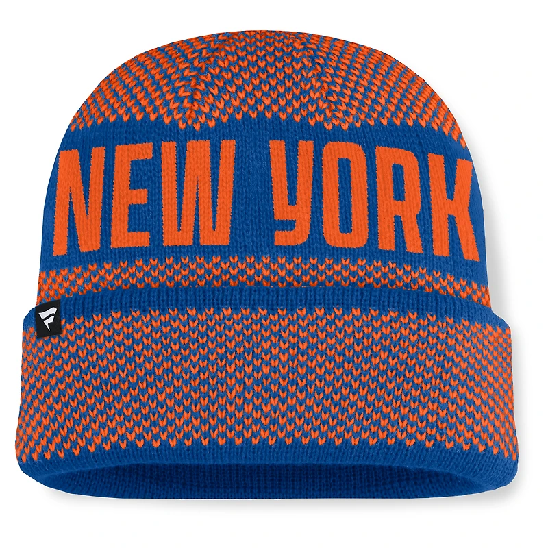Men's Fanatics Royal New York Mets Rotation Cuffed Knit Hat