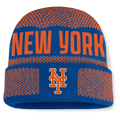 Men's Fanatics Royal New York Mets Rotation Cuffed Knit Hat