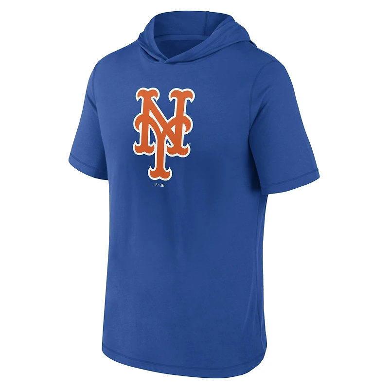 T-shirt à capuche manches courtes Fanatics Royal New York Mets pour hommes