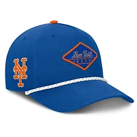 Casquette ajustable Fanatics Royal New York Mets pour homme, à deux coutures