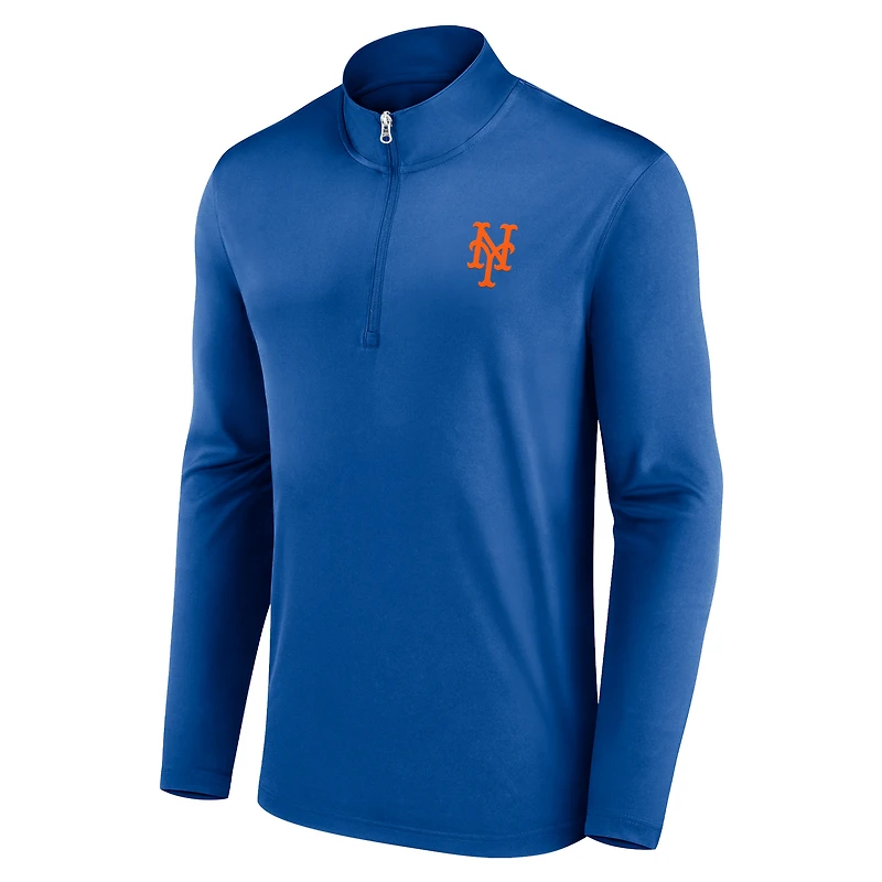 Haut à quart de zip Fanatics Royal New York Mets Underdog Mindset pour hommes